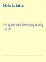 Phòng tránh ngã khi ở trường- Tuần 17