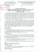 Kế hoạch kiên ngành phòng chống bệnh chân, tay, miệng