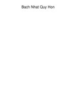 bạch nhật quỷ hồn- ưu đàm hoa