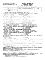 Hk1 chưa có đáp án