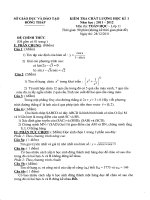 Đề thi HKI 2011-2012 Đồng Tháp