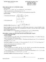 Đề thi thử khối B, chuyên Hạ long