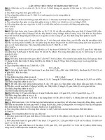 bai tap cong thuc phan tu