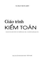 giáo trình kiểm toán tài sản Phan trung Kiên