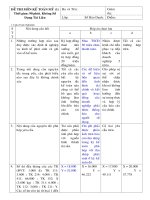 Đề Trắc nghiệm Nguyên lý kế toán