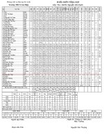 Bảng điểm tổng hợp 7A1