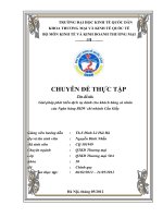 giải pháp phát triển dịch vụ dành cho khách hàng cá nhân của ngân hàng bidv chi nhánh cầu giấy