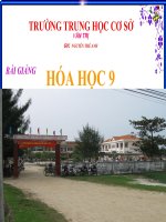 Hóa học 9 - Sự ăn mòn Kim loại