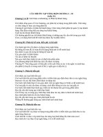 Câu hỏi tổng kết và bài thực hành tổng hợp nghiệp vụ ngân hàng máy