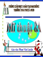 Tiết 16.bài 15: VTT: Trang trí mặt nạ(T1)