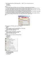 Tài liệu ôn tập kế toán máy