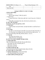 Giáo án vẽ kỹ thuật. Bài 8