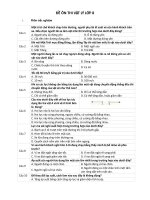 Đề thi học kỳ 1 - Vật lý lớp 8