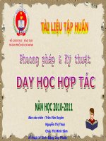 5 KĨ THUẬT LÊN LỚP