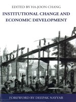 chang (ed.) - institutional change and economic development (2007)