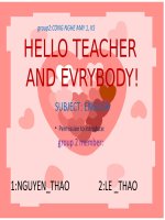 active and passive voice