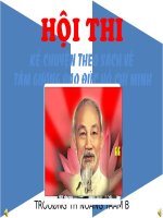 HỘI THI KE CHUYÊN THEO SÁCH VÈ TAM GUONG DAO DUC HCM