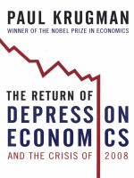 krugman - the return of depression economics and the crisis of 2008 (2009)