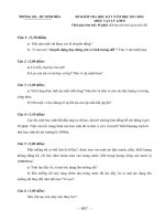 Đề kiểm tra Vật lý 8 HKI năm học 2011-2012