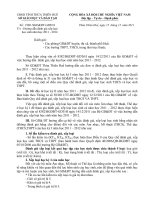 Hướng dẫn đnahs giá xếp loại HKI 2011 -2012