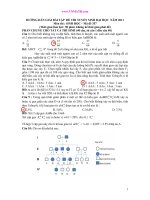 Giải chi tiết đề Sinh ĐH KB 2011