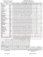 Bảng điểm tổng hợp 6A3