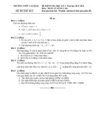 Đề Thi thử sô 3 11NC HKI 2011