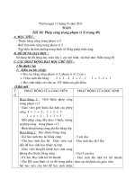 giao an lop 1 chuan nhat năm 2111( ph)