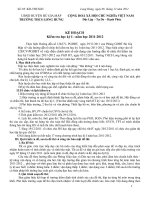 KH thi HKI -HT da xong