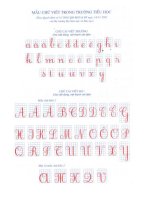 Mẫu chữ