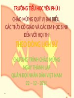 THEO DÒNG LICH SỬ KHỐI 4-5
