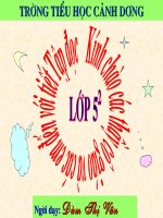 Buôn Chư - Lênh đón cô giáo