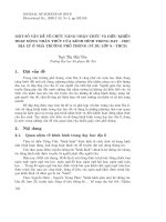 Một số vấn đề về chức năng nhận thức và điều khiển hoạt động nhận thức của kênh hình trong dạy học Địa lý