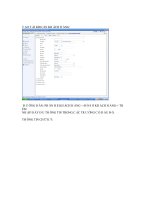 Màn hình thực hành nghiệp vụ ngân hàng máy