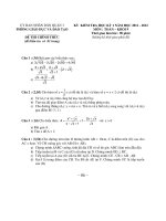 Đề thi + đáp án HKI Toán 9_Q.3