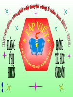 Hien TV lop 3  On chu hoa N