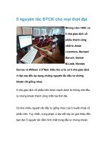 năm nguyên tắc đầu tư chứng khoán cho mọi thời đại