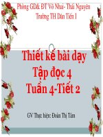 giáo án tập đọc lớp 4