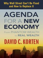 korten - agenda for a new economy; from phantom wealth to real wealth (2009)
