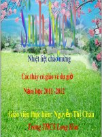 BÀI GIẢNG SINH HỌC 9