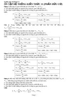 ôn tập hóa hữu cơ 11