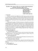 Tìm hiểu thực trạng công tác giáo dục biến đổi khíhậu cho học sinh trung học cơ sở huyện Cần Giờ TP HCM