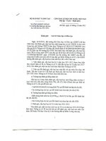 CÔNG VĂN HƯỚNG DẪN ĐÁNH GIÁ XẾP LOẠI