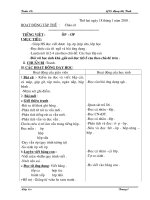 giao an lop 1 tuan 21