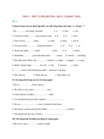 PART 1 - 1 SỐ TESTS HKII - E GRADE 7 - 2012