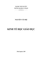 Kinh tế học giáo dục