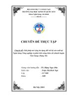 giải pháp mở rộng tín dụng đối với hộ sản xuất tại ngân hàng nông nghiệp và phát triển nông thôn chi nhánh huyện văn giang- hưng yên