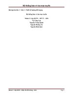 Bài tập lớn môn Thiết kế hướng đối tượng Hệ thống bán vé tàu trực tuyến