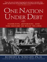 wright - one nation under debt; hamilton, jefferson, and the history of what we owe (2008)