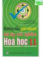 hướng dẫn giải nhanh bài tập trắc nghiệm hóa học 11
